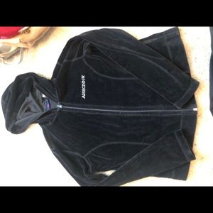 small velvet hoodie